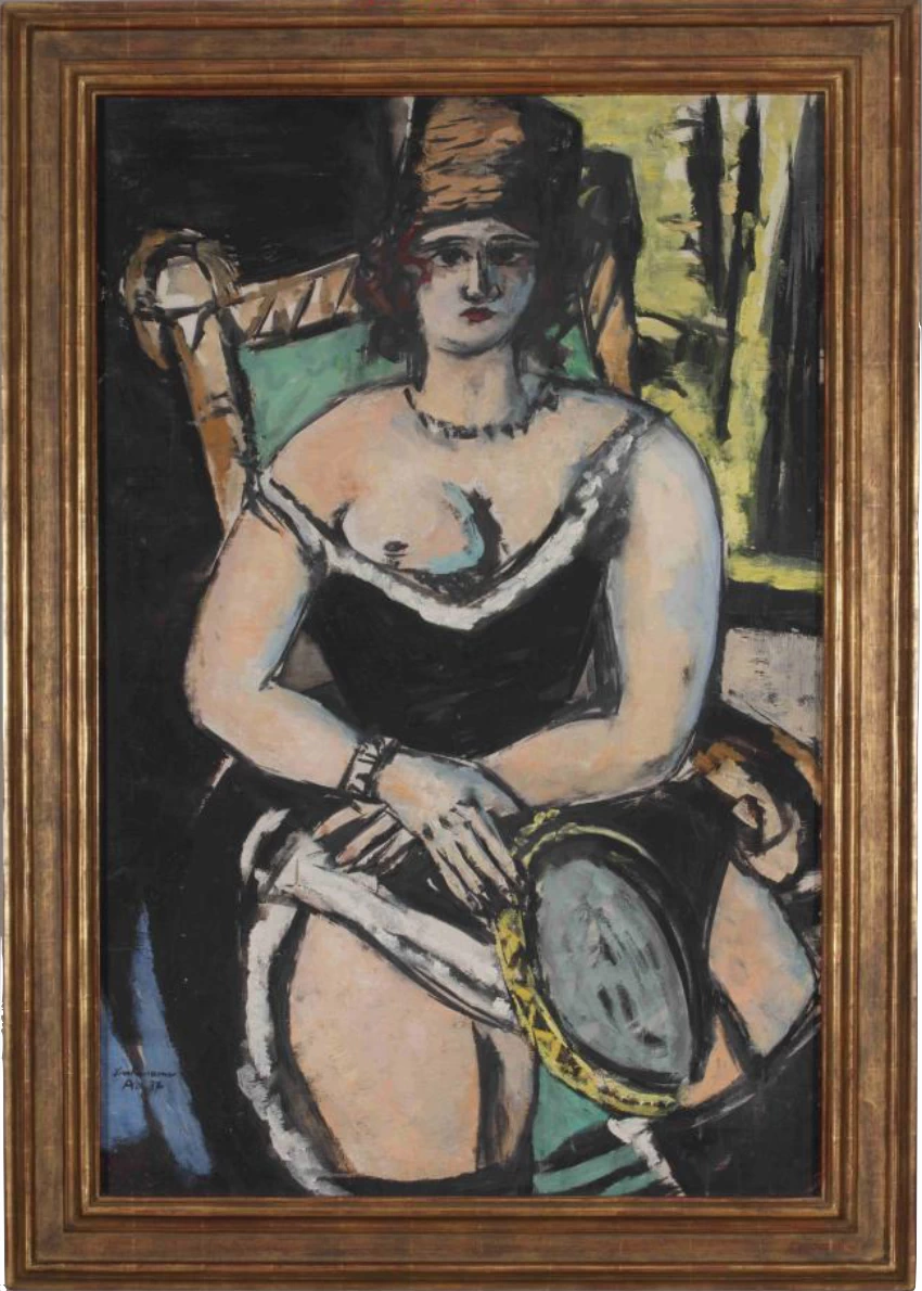 Ballerina con berretto di pelliccia - Saarlandmuseum, Moderne Galerie, Saarbrücken